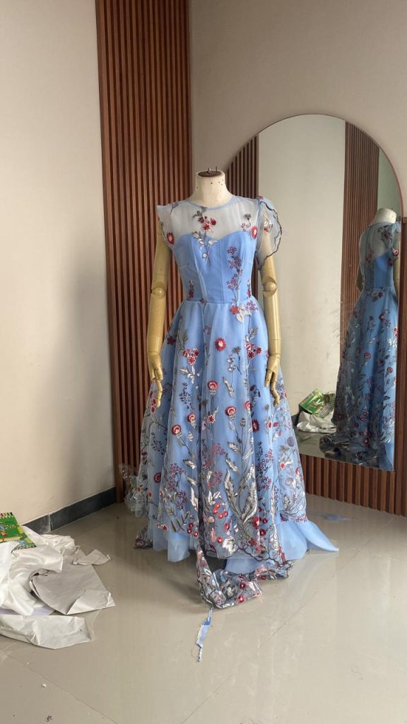 Jahit Baju Bridesmaid Brokat